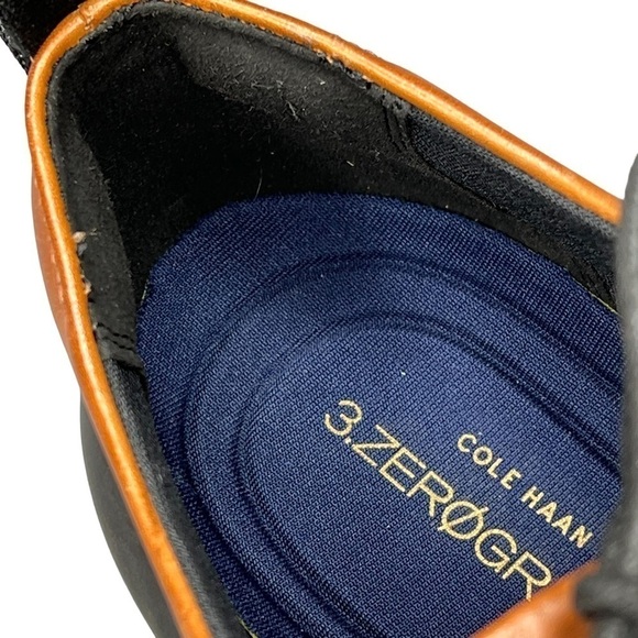 COLE HAAN 3.Zerogrand Wingtip Oxford Leather British Tan Men's Shoes Size 12M - Picture 11 of 16